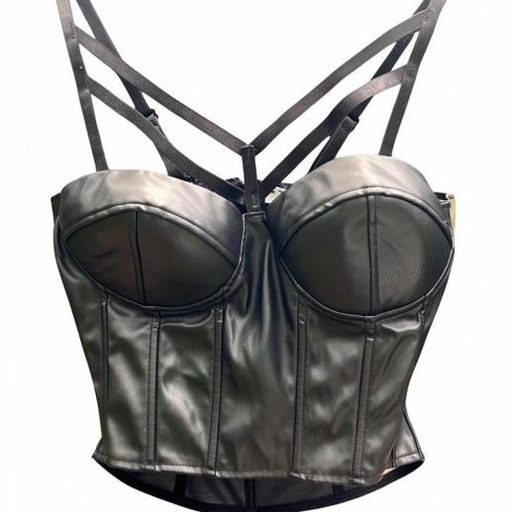 Just-one Women's Blackn Corset Size small
